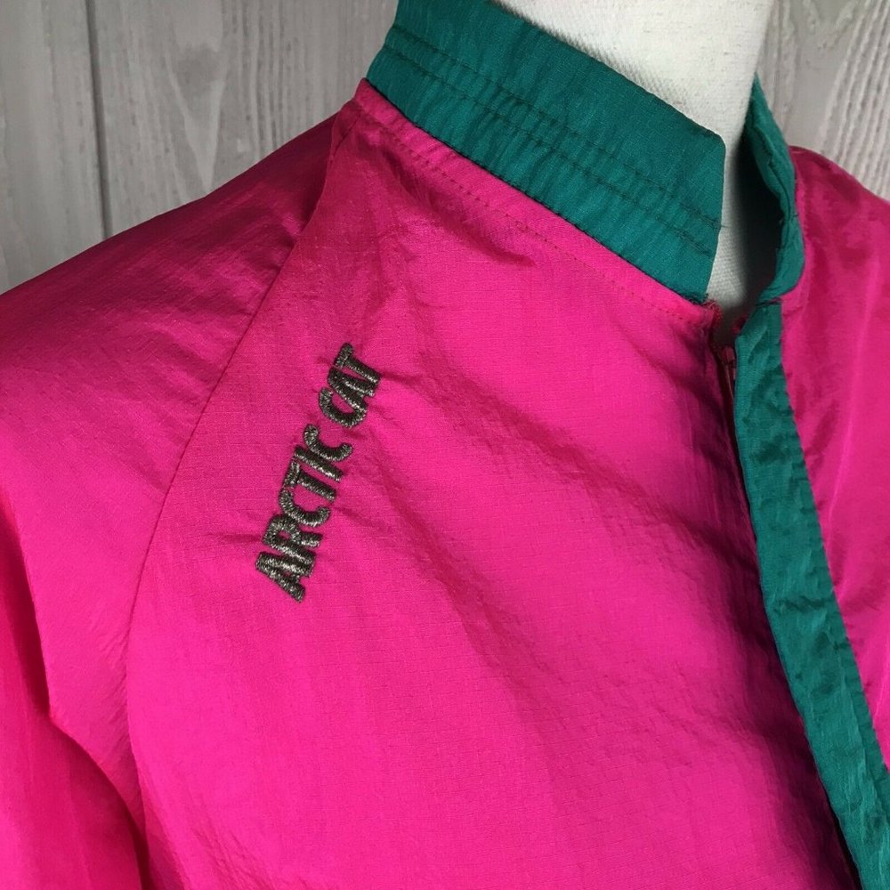 Vintage Arcticwear Arctic Cat Size M Pullover Jacket - Picture 3 of 12